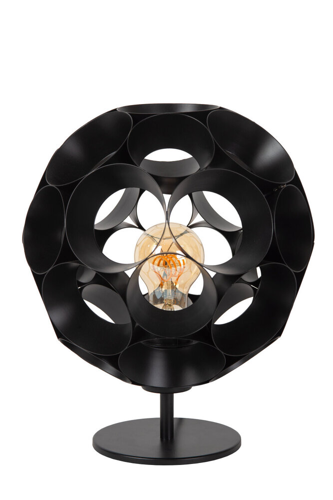 Lucide HANNELORE - Tischleuchte - Ø 25 cm - 1xE27 - Schwarz Lucide HANNELORE - Tischleuchte - Ø 25 cm - 1xE27 - Schwarz