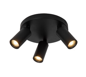 Lucide RITMO - Deckenstrahler - Ø 18 cm - 3xGU10 (MR11) - Schwarz