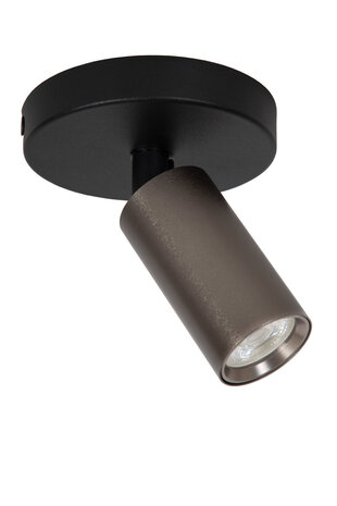 Lucide RITMO - Deckenstrahler - Ø 10 cm - 1xGU10 (MR11) - Kaffee Lucide RITMO - Deckenstrahler - Ø 10 cm - 1xGU10 (MR11) - Kaffee