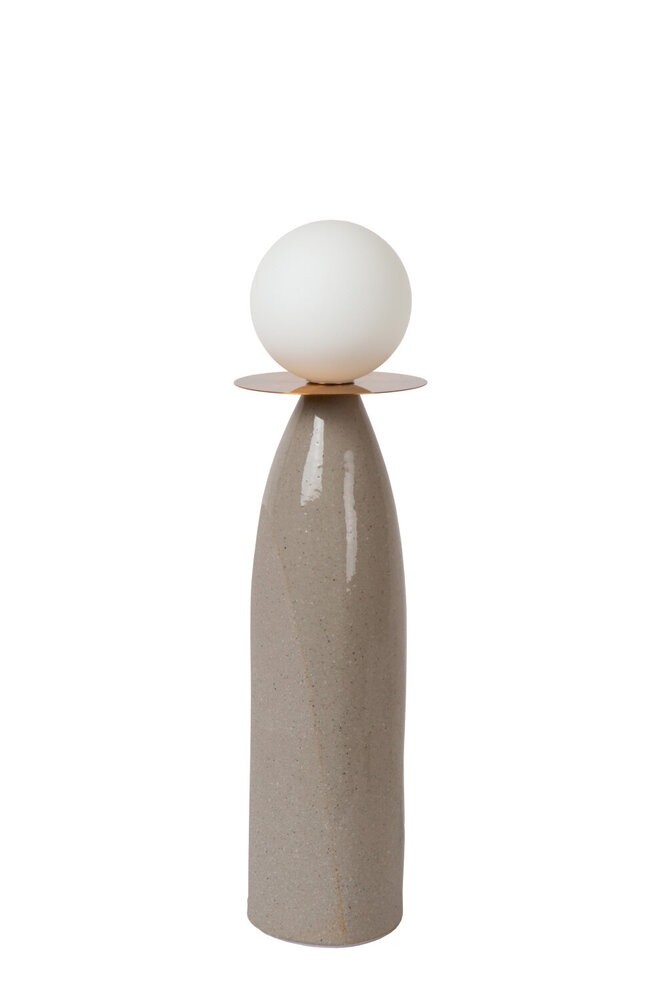 Lucide FIGARO - Tischleuchte - Ø 12 cm, H 45cm - 1xG9 - Grau Lucide FIGARO - Tischleuchte - Ø 12 cm, H 45cm - 1xG9 - Grau