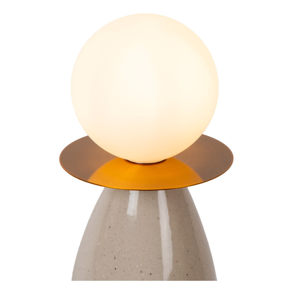 Lucide FIGARO - Tischleuchte - Ø 12 cm, H 48 cm - 1xG9 - Grau Lucide FIGARO - Tischleuchte - Ø 12 cm, H 48 cm - 1xG9 - Grau