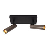 Lucide GRADO - Deckenstrahler - 2xGU10 (MR11) - Grauguss