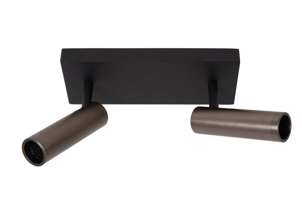 Lucide GRADO - Deckenstrahler - 2xGU10 (MR11) - Grauguss Lucide GRADO - Deckenstrahler - 2xGU10 (MR11) - Grauguss