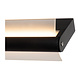 Lucide WANDA - Wandleuchte Bad - LED - 1x19W 3000K - IP44 - Schwarz
