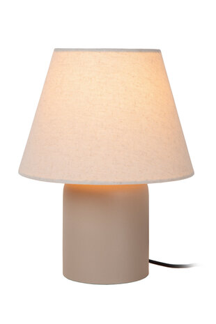 Lucide MACIA - Tischleuchte - 1xE14 - Beige
