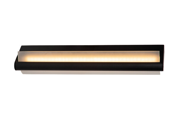 Lucide WANDA - Wandleuchte Bad - LED - 1x15W 3000K - IP44 - Schwarz Lucide WANDA - Wandleuchte Bad - LED - 1x15W 3000K - IP44 - Schwarz