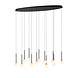 Lucide Premium CALINA - Hängeleuchte - LED Dimb. - CCT - 12x7W 2200K/3300K - Schwarz Lucide Premium CALINA - Hängeleuchte - LED Dimb. - CCT - 12x7W 2200K/3300K - Schwarz