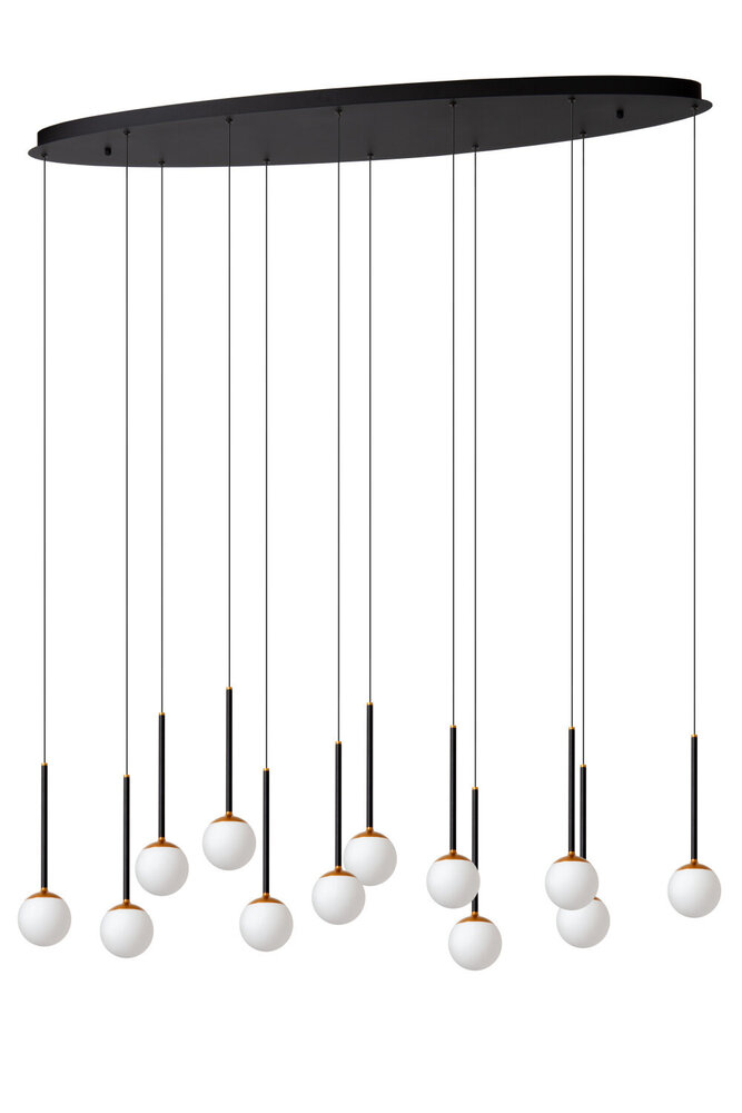 Lucide Premium CALINA - Hängeleuchte - LED Dimb. - CCT - 12x7W 2200K/3300K - Schwarz Lucide Premium CALINA - Hängeleuchte - LED Dimb. - CCT - 12x7W 2200K/3300K - Schwarz