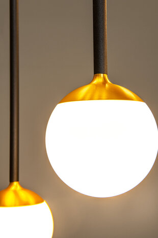 Lucide Premium CALINA - Hängeleuchte - LED Dimb. - CCT - 12x7W 2200K/3300K - Schwarz Lucide Premium CALINA - Hängeleuchte - LED Dimb. - CCT - 12x7W 2200K/3300K - Schwarz