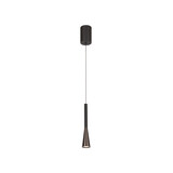 Lucide Premium JOAKIM - Hängeleuchte - Ø 7,7 cm - LED Dimb. - CCT - 1x7W 2700K/4000K - Kaffee