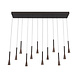 Lucide Premium JOAKIM - Hängeleuchte - LED Dimb. - CCT - 12x7W 2700K/4000K - Kaffee Lucide Premium JOAKIM - Hängeleuchte - LED Dimb. - CCT - 12x7W 2700K/4000K - Kaffee
