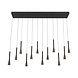 Lucide Premium JOAKIM - Hängeleuchte - LED Dimb. - CCT - 12x7W 2700K/4000K - Kaffee Lucide Premium JOAKIM - Hängeleuchte - LED Dimb. - CCT - 12x7W 2700K/4000K - Kaffee