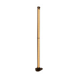 Lucide JANDERIN - Stehleuchte - LED Dimb. - CCT - 2x17W 2700K/4000K - Manueller Bewegungssensor - Farbe Champagner