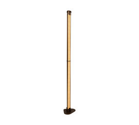 Lucide JANDERIN - Stehleuchte - LED Dimb. - CCT - 2x17W 2700K/4000K - Manueller Bewegungssensor - Farbe Champagner