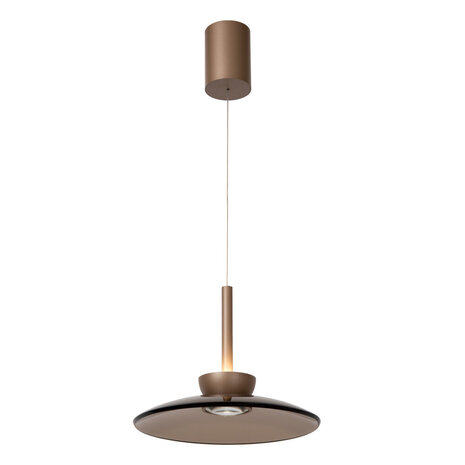 Lucide Premium SANTIAGO - Hängeleuchte - LED Dimb. - CCT - 1x15W 2700K/4000K - Bernstein Lucide Premium SANTIAGO - Hängeleuchte - LED Dimb. - CCT - 1x15W 2700K/4000K - Bernstein