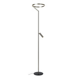 Lucide Premium APPLAUSE - Stehleuchte - Ø 33 cm - LED Dimb. - CCT - 1x20W 2700K/4000K - Graues Eisen