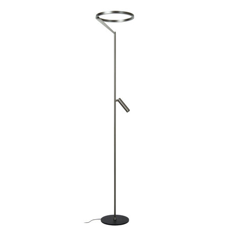 Lucide Premium APPLAUSE - Stehleuchte - Ø 33 cm - LED Dimb. - CCT - 1x20W 2700K/4000K - Graues Eisen