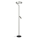 Lucide Premium APPLAUSE - Stehleuchte - Ø 33 cm - LED Dimb. - CCT - 1x20W 2700K/4000K - Graues Eisen