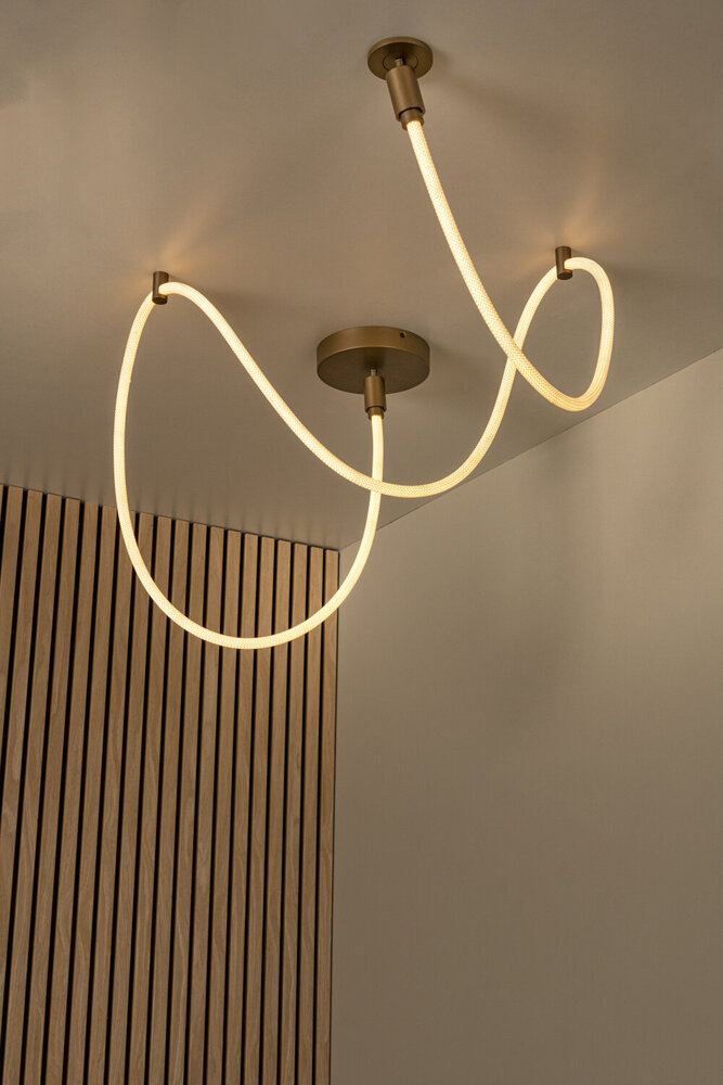Lucide JANDERIN - Deckenleuchte - LED Dimb. - CCT - 1x36W 2700K/4000K - Farbe Champagner Lucide JANDERIN - Deckenleuchte - LED Dimb. - CCT - 1x36W 2700K/4000K - Farbe Champagner