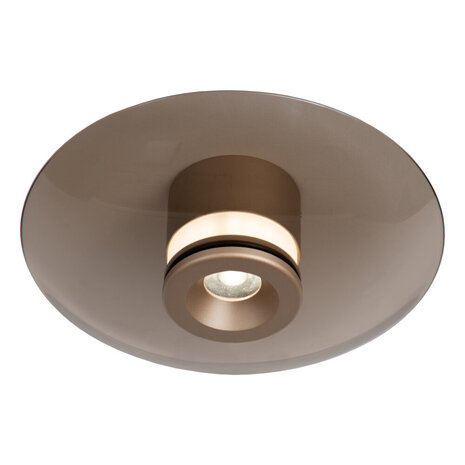 Lucide Premium SANTIAGO - Deckenleuchte - Ø 23 cm - LED Dimb. - CCT - 1x7W 2700K/4000K - Bernstein Lucide Premium SANTIAGO - Deckenleuchte - Ø 23 cm - LED Dimb. - CCT - 1x7W 2700K/4000K - Bernstein