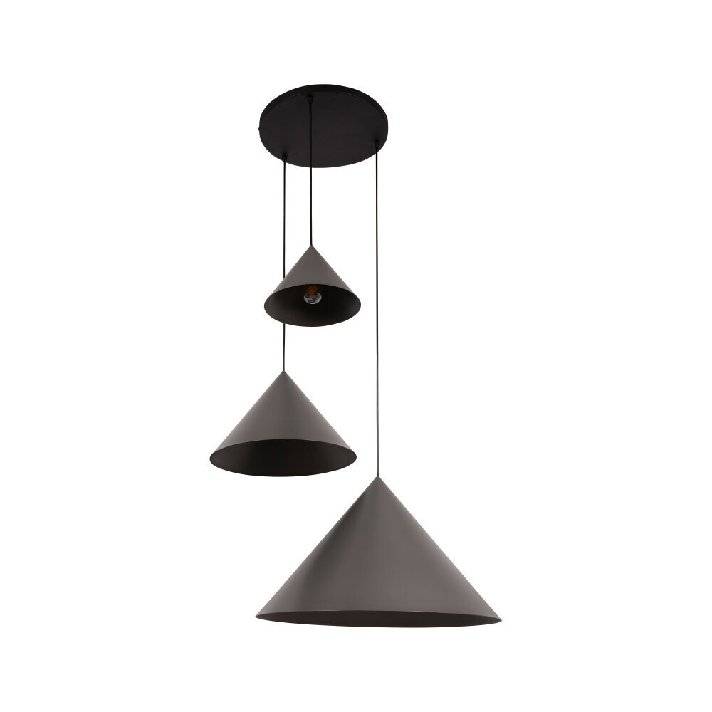 Lucide SPITZE - Hängeleuchte - Ø 68 cm - 3xE27 - Grau