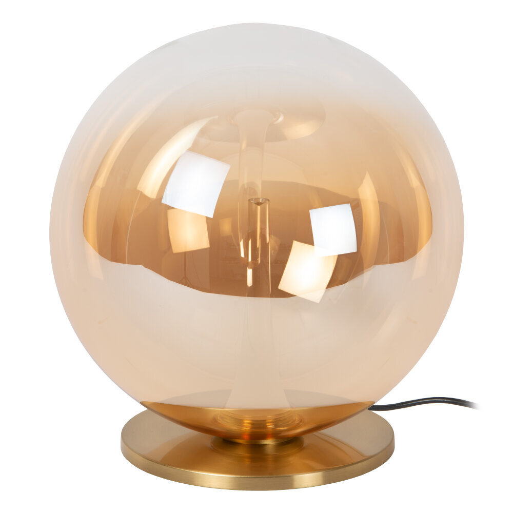 Lucide Premium GISELA - Tischleuchte - Ø 30 cm - LED Dimb. - 1x12W 2500K - Bernstein