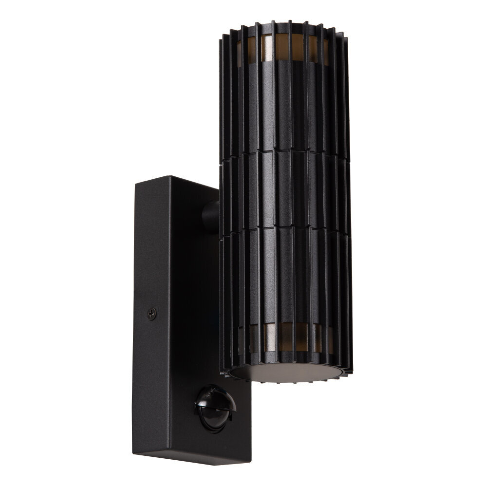 Lucide TIMBALA - Wandstrahler / Wandleuchte Innen/Außen - 2xGU10 - IP44 - Bewegungs- & Tag/Nachtsensor - Schwarz Lucide TIMBALA - Wandstrahler / Wandleuchte Innen/Außen - 2xGU10 - IP44 - Bewegungs- & Tag/Nachtsensor - Schwarz