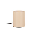 Lucide TUBE – Tischleuchte – Ø 9,6 cm – LED 3 StepDim – GU10 – 1x5W 2700K – Taupe