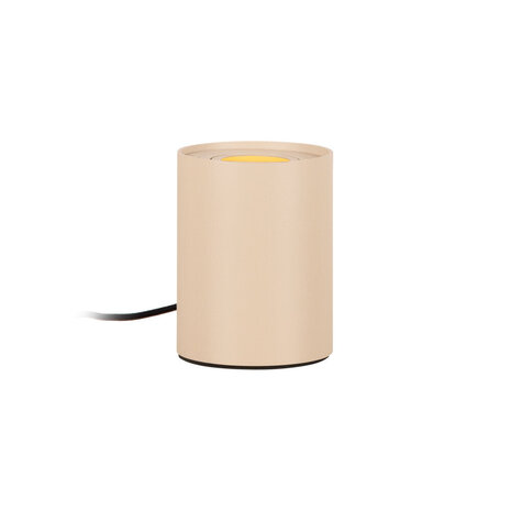 Lucide TUBE – Tischleuchte – Ø 9,6 cm – LED 3 StepDim – GU10 – 1x5W 2700K – Taupe Lucide TUBE – Tischleuchte – Ø 9,6 cm – LED 3 StepDim – GU10 – 1x5W 2700K – Taupe