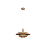 Lucide BRUNO – Hängelampe – Ø 38 cm – 1xE27 – Taupe | Essential Lucide BRUNO – Hängelampe – Ø 38 cm – 1xE27 – Taupe | Essential
