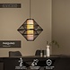 Lucide PASQUINO – Hängelampe – Ø 60 cm – 1xE27 – Schwarz | Essential