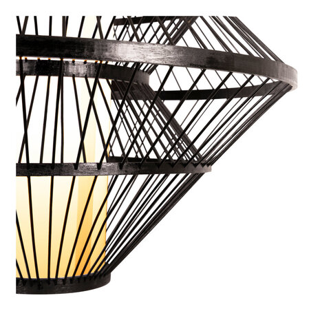 Lucide PASQUINO – Hängelampe – Ø 60 cm – 1xE27 – Schwarz | Essential
