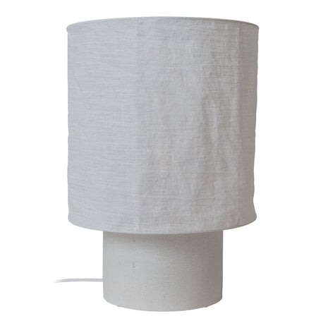 Lucide TISSAJA – Tischleuchte – Ø 30 cm – 1xE27 – Weiß | Essential Lucide TISSAJA – Tischleuchte – Ø 30 cm – 1xE27 – Weiß | Essential