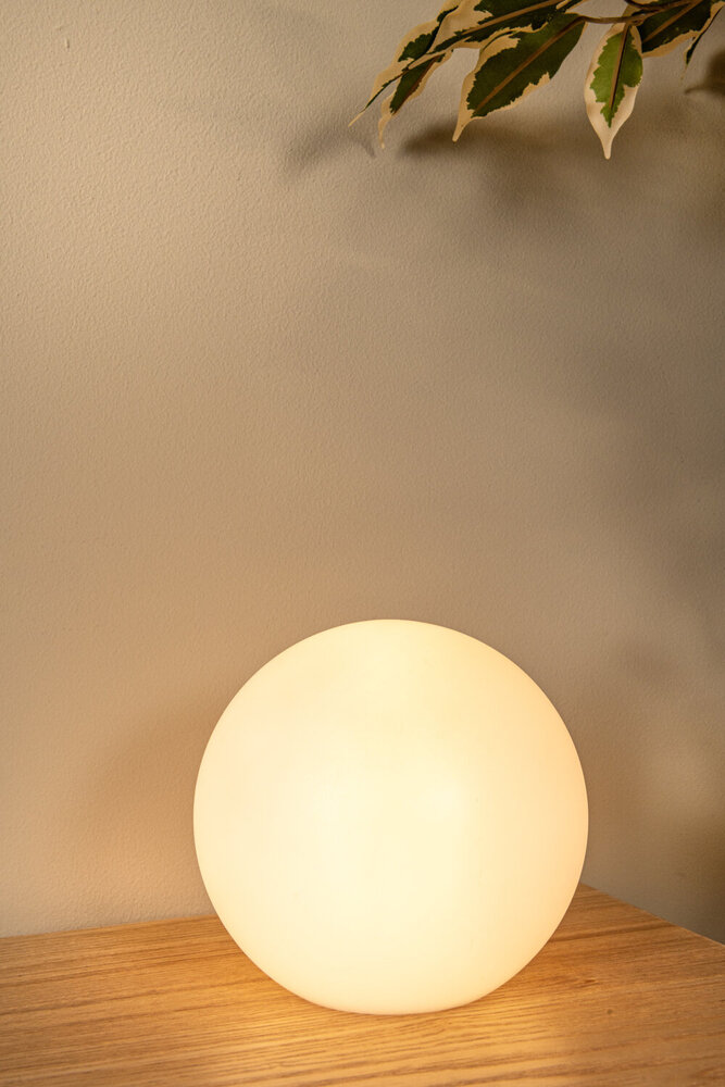 Lucide PINO – Wiederaufladbare Tischlampe für den Innen- und Außenbereich – Akku/Batterie – LED dimmbar – CCT – 1x1,5 W 2700 K/6500 K – IP65 – RGB – Weiß | Essential Lucide PINO – Wiederaufladbare Tischlampe für den Innen- und Außenbereich – Akku/Batterie – LED dimmbar – CCT – 1x1,5 W 2700 K/6500 K – IP65 – RGB – Weiß | Essential