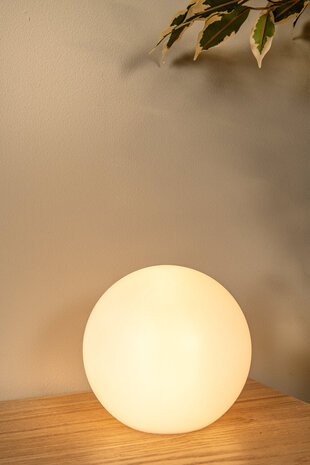 Lucide PINO – Wiederaufladbare Tischlampe für den Innen- und Außenbereich – Akku/Batterie – LED dimmbar – CCT – 1x1,5 W 2700 K/6500 K – IP65 – RGB – Weiß | Essential Lucide PINO – Wiederaufladbare Tischlampe für den Innen- und Außenbereich – Akku/Batterie – LED dimmbar – CCT – 1x1,5 W 2700 K/6500 K – IP65 – RGB – Weiß | Essential