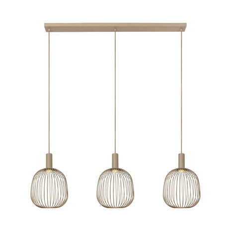 Lucide ESTEREL – Hängelampe – 3xGU10 (MR11) – Taupe | Essential