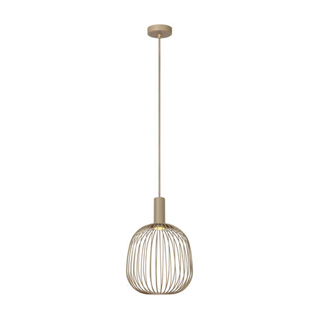 Lucide ESTEREL – Hängelampe – Ø 25 cm – 1xGU10 (MR11) – Taupe | Essential
