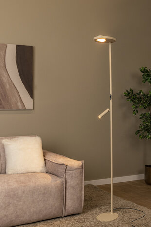 Lucide ORTOLAN – Stehleuchte – LED dimmbar – CCT – 2700K/4000K – Taupe | Essential Lucide ORTOLAN – Stehleuchte – LED dimmbar – CCT – 2700K/4000K – Taupe | Essential