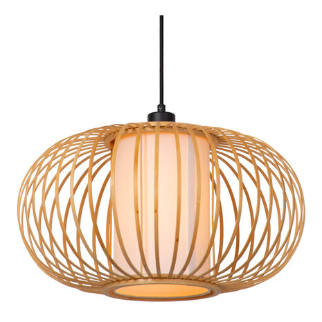 Lucide THULINE – Hängelampe – Ø 45 cm – 1xE27 – Helles Holz | Essential Lucide THULINE – Hängelampe – Ø 45 cm – 1xE27 – Helles Holz | Essential