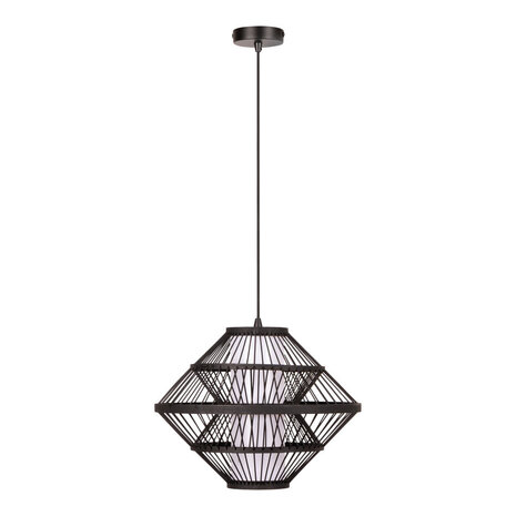 Lucide PASQUINO – Hängelampe – Ø 40 cm – 1xE27 – Schwarz | Essential