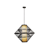 Lucide PASQUINO – Hängelampe – Ø 60 cm – 1xE27 – Schwarz | Essential Lucide PASQUINO – Hängelampe – Ø 60 cm – 1xE27 – Schwarz | Essential
