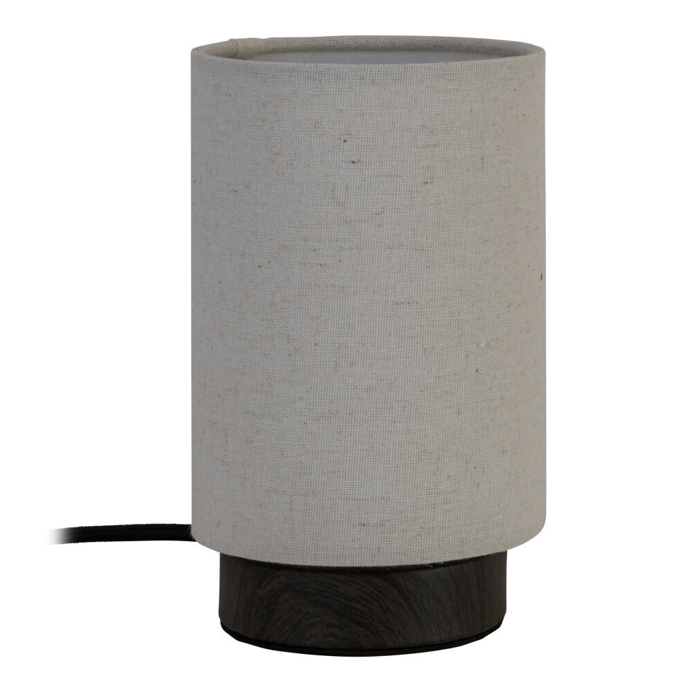 Lucide ALBANE - Tischleuchte - Ø 12 cm - 1xE14 - Dunkle Holzoptik | Essential