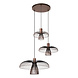 Lucide NIGELLA - Hängelampe - Ø 76 cm - 3xGU10 - Kaffee | Vibes