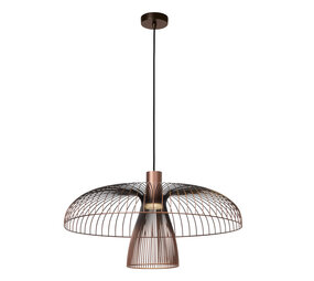 Lucide NIGELLA - Hängeleuchte - Ø 60 cm - 1xGU10 - Kaffee | Vibes Lucide NIGELLA - Hängeleuchte - Ø 60 cm - 1xGU10 - Kaffee | Vibes