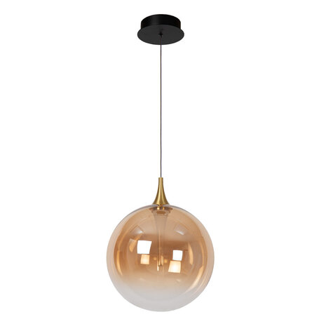 Lucide GISELA - Hängelampe - Ø 30 cm - LED Dimmb. - 1x10,9W 2300K - Amber | Premium Lucide GISELA - Hängelampe - Ø 30 cm - LED Dimmb. - 1x10,9W 2300K - Amber | Premium