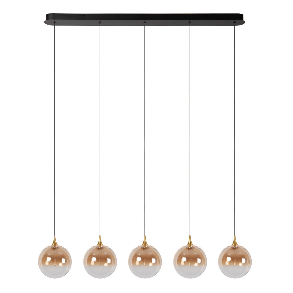 Lucide GISELA - Hängelampe - LED Dimmb. - 5x3,7W 2400K - Mit austauschbarem LED-Modul - Amber | Premium Lucide GISELA - Hängelampe - LED Dimmb. - 5x3,7W 2400K - Mit austauschbarem LED-Modul - Amber | Premium