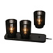 Lucide KIM - Wiederaufladbare Tischlampe - Akku/Batterie - Ø 8 cm - LED 3 StepDim - 3 StepDim - Schwarz - 3er-Set | Essential Lucide KIM - Wiederaufladbare Tischlampe - Akku/Batterie - Ø 8 cm - LED 3 StepDim - 3 StepDim - Schwarz - 3er-Set | Essential