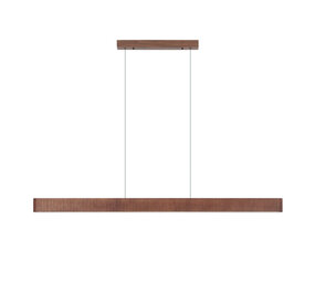 Lucide BANNISTER - Hängeleuchte - LED Dimmb. - CCT - 1x24W 2200K/4000K - Dunkle Holzoptik | Vibes Lucide BANNISTER - Hängeleuchte - LED Dimmb. - CCT - 1x24W 2200K/4000K - Dunkle Holzoptik | Vibes