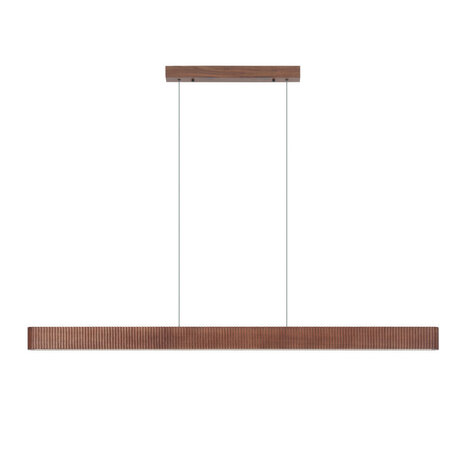 Lucide BANNISTER - Hängeleuchte - LED Dimmb. - CCT - 1x24W 2200K/4000K - Dunkle Holzoptik | Vibes Lucide BANNISTER - Hängeleuchte - LED Dimmb. - CCT - 1x24W 2200K/4000K - Dunkle Holzoptik | Vibes