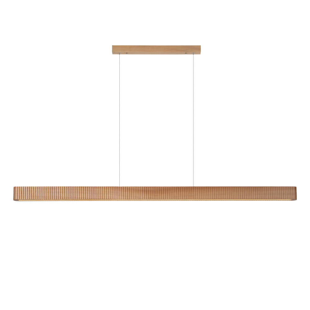 Lucide BANNISTER - Pendelleuchte - LED Dimmb. - CCT - 1x24W 2200K/4000K - Helle Holzoptik | Vibes Lucide BANNISTER - Pendelleuchte - LED Dimmb. - CCT - 1x24W 2200K/4000K - Helle Holzoptik | Vibes